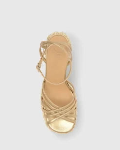 Farah in Gold Leather