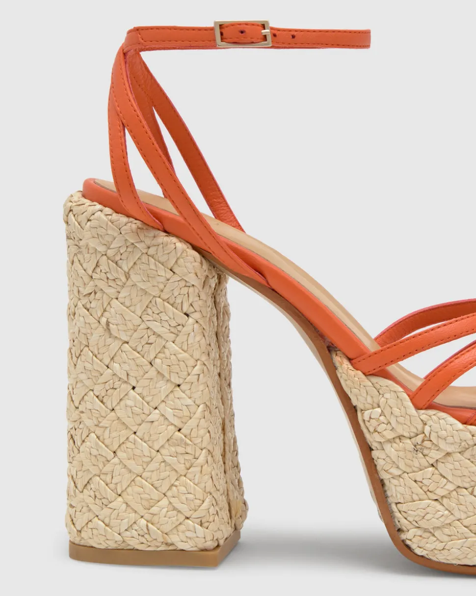 Farah in Orange Leather