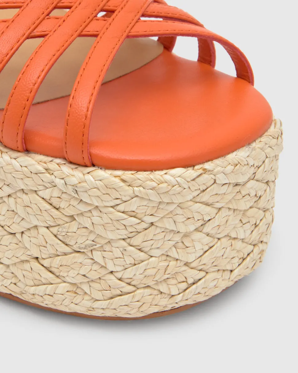 Farah in Orange Leather