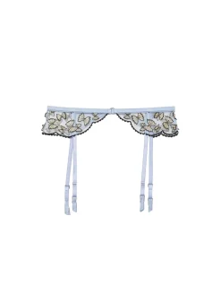 Farfalle Embroidery Garter Belt