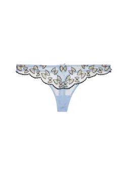 Farfalle Embroidery Thong