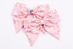 Farmhouse Toile Bow in Pink