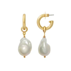 Favorite Pearl Hoops