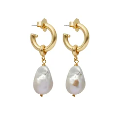 Favorite Pearl Hoops