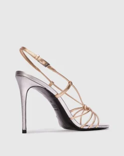 Fern 100 in Silver & Gold Leather