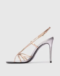 Fern 100 in Silver & Gold Leather