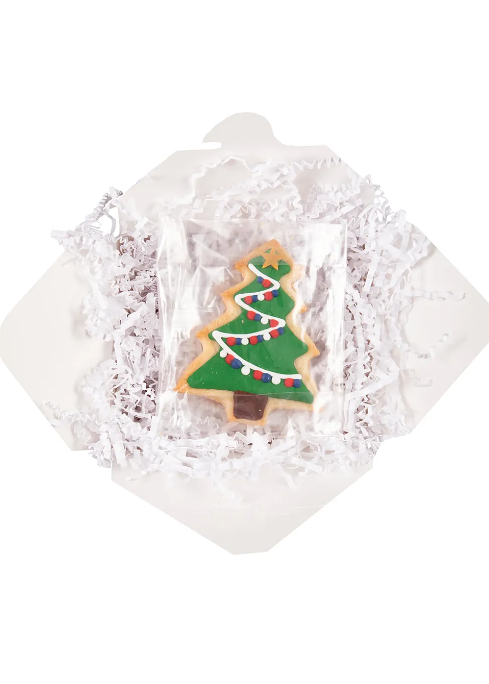 Festive Holiday Tree Sugar Cookies, Set of 12