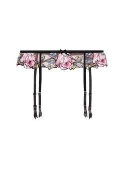 Fidelia Embroidery Garter Belt