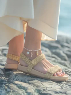 Finn Anklet in White