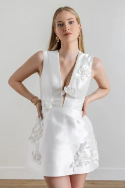 Fiore Dress in Ivory