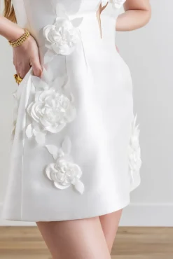 Fiore Dress in Ivory