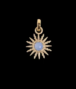 Fira Sun Pendant in Gold