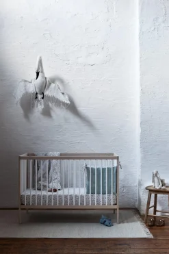 Fitted Sheet Made With Liberty Fabric in Theo Blue