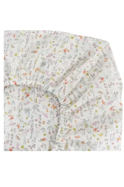 Fitted Sheet Made With Liberty Fabric in Theo Pink