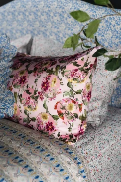 Fitted Sheet Made With Liberty Fabric in Donna Leigh Silver