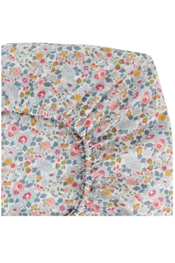 Fitted Sheet Made With Liberty Fabric in Betsy Grey