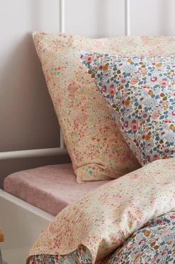 Fitted Sheet Made With Liberty Fabric in Capel Pink