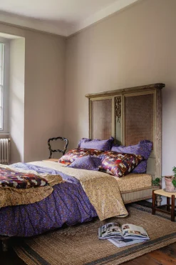 Fitted Sheet Made With Organic Liberty Fabric in Donna Leigh Yellow