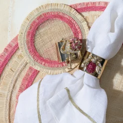 Flamingo Napkin Rings, Set of Two