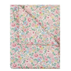 Flat Top Sheet Made With Liberty Fabric in Betsy Candy Floss