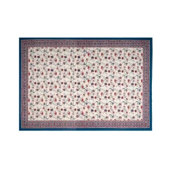Fleur Des Indes Tablecloth in Blue & Red