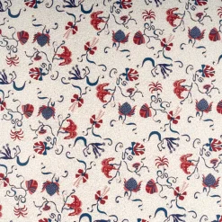Fleur Des Indes Tablecloth in Blue & Red