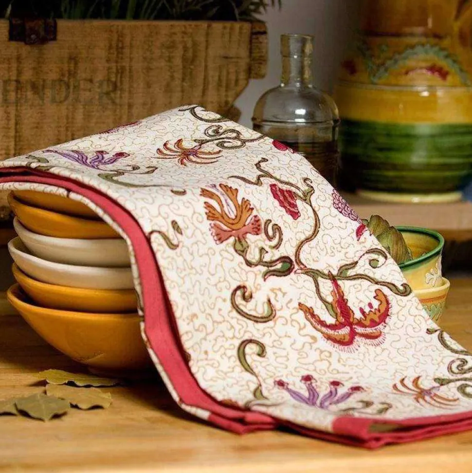 Fleur des Indes Tea Towels, Set of 3