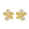Fleur Diamond Stud Earrings