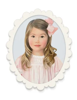 Fleur x Natalie Erwin Magazine Oval Portrait Wall Frame, 22" x 27.5"