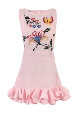 Flirt Embroidered Mini Dress