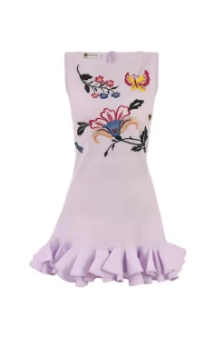 Flirt Embroidered Mini Dress