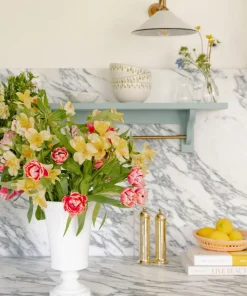 Flora Ceramic Urn Vase in Medium