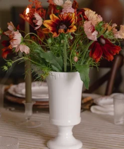 Flora Ceramic Urn Vase in Medium