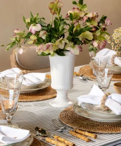 Flora Ceramic Urn Vase in Medium