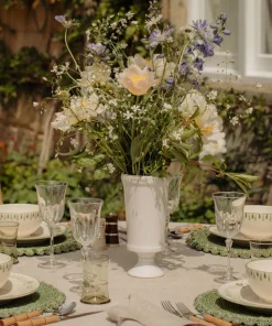 Flora Ceramic Urn Vase in Medium