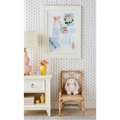 Floral Block Print Wallpaper