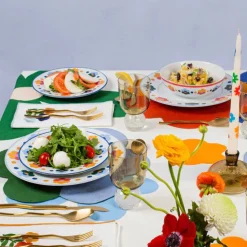 Floral Dinner Plates, Set of 4