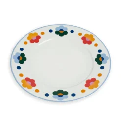 Floral Dinner Plates, Set of 4