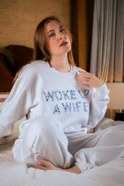 Floral Letter Sweatshirt