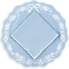 Florence Placemat and Napkin Set in Dusty Blue, OTM Exclusive
