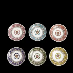 Florentine Teacup Saucer, Set of 6