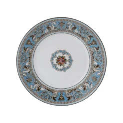 Florentine Turquoise Salad Plate 8"