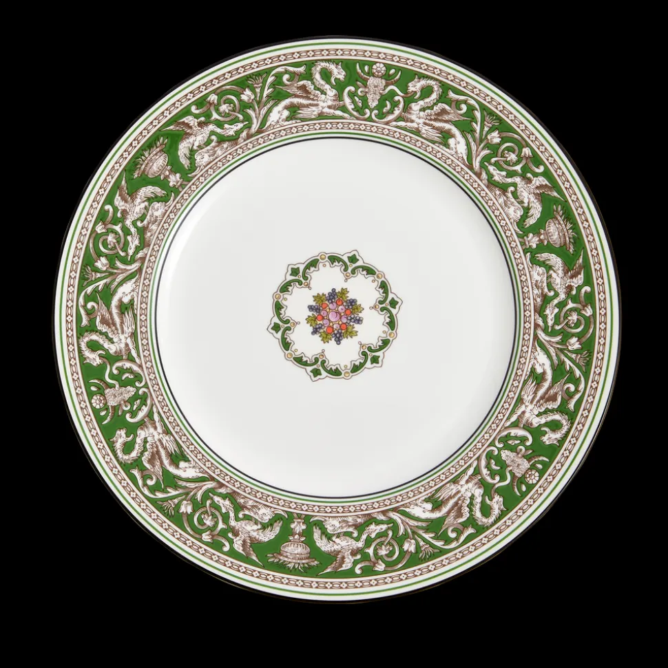 Florentine Verde Plate 10.7"