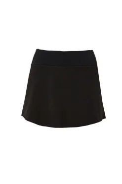 Flounce Skort in Black