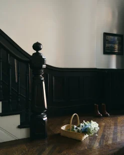 Folk Fleur Hand Basket in Natural