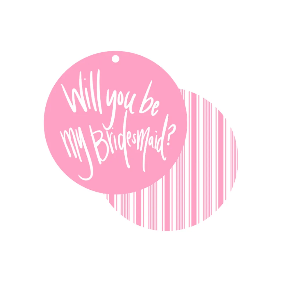 For The Bridesmaid Gift Tags