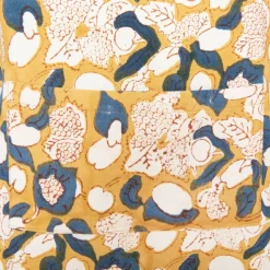 Forest Harverst Apron in Mustard & Blue