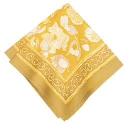 Forest Harvest Napkins Grey & Mustard, Set of 6