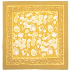 Forest Harvest Napkins Grey & Mustard, Set of 6