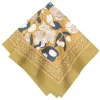 Forest Harvest Napkins Mustard & Blue, Set of 6